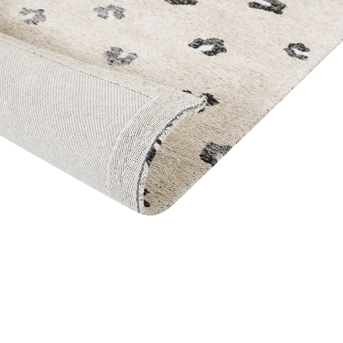 KURZFLOR-TEPPICH Afis 150/80 cm - Beige, Textil (80/150cm) - Beliani