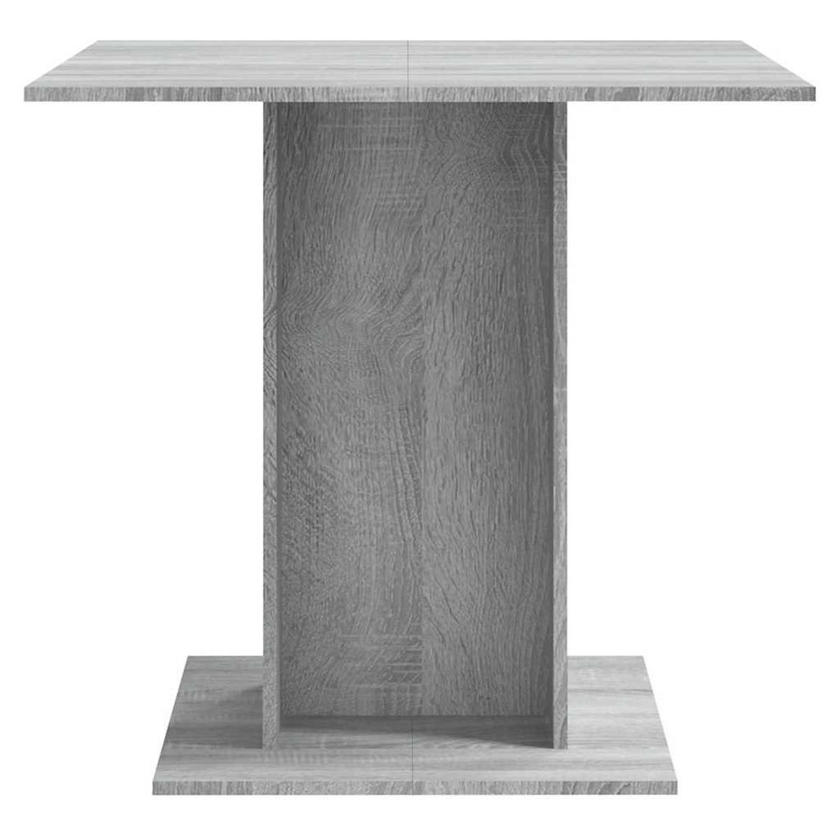 ESSTISCH Grau Sonoma 80x80x75 cm Holzwerkstoff - Grau, Holzwerkstoff (80/80/75cm) - furnicato