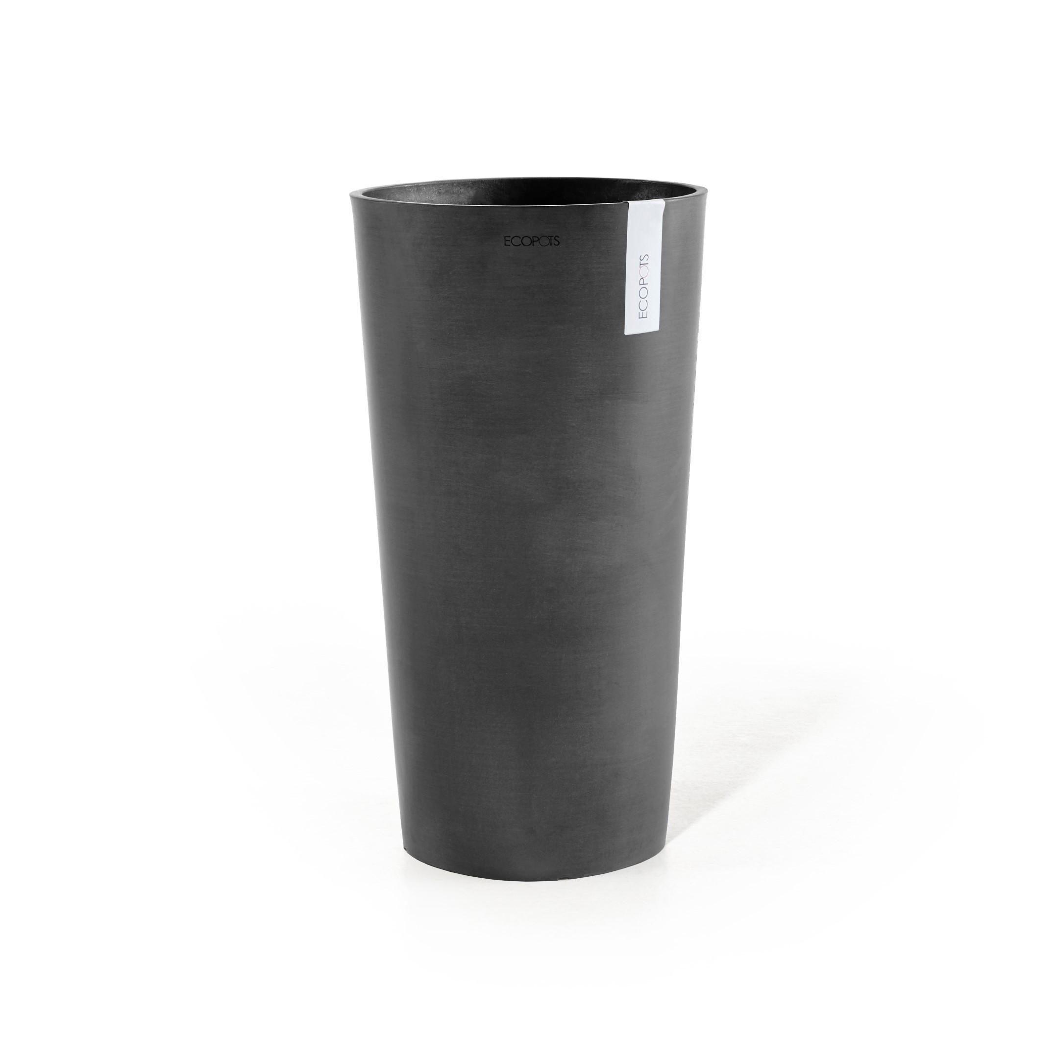 Ecopots Blumentopf Dunkelgrau 76.8 cm