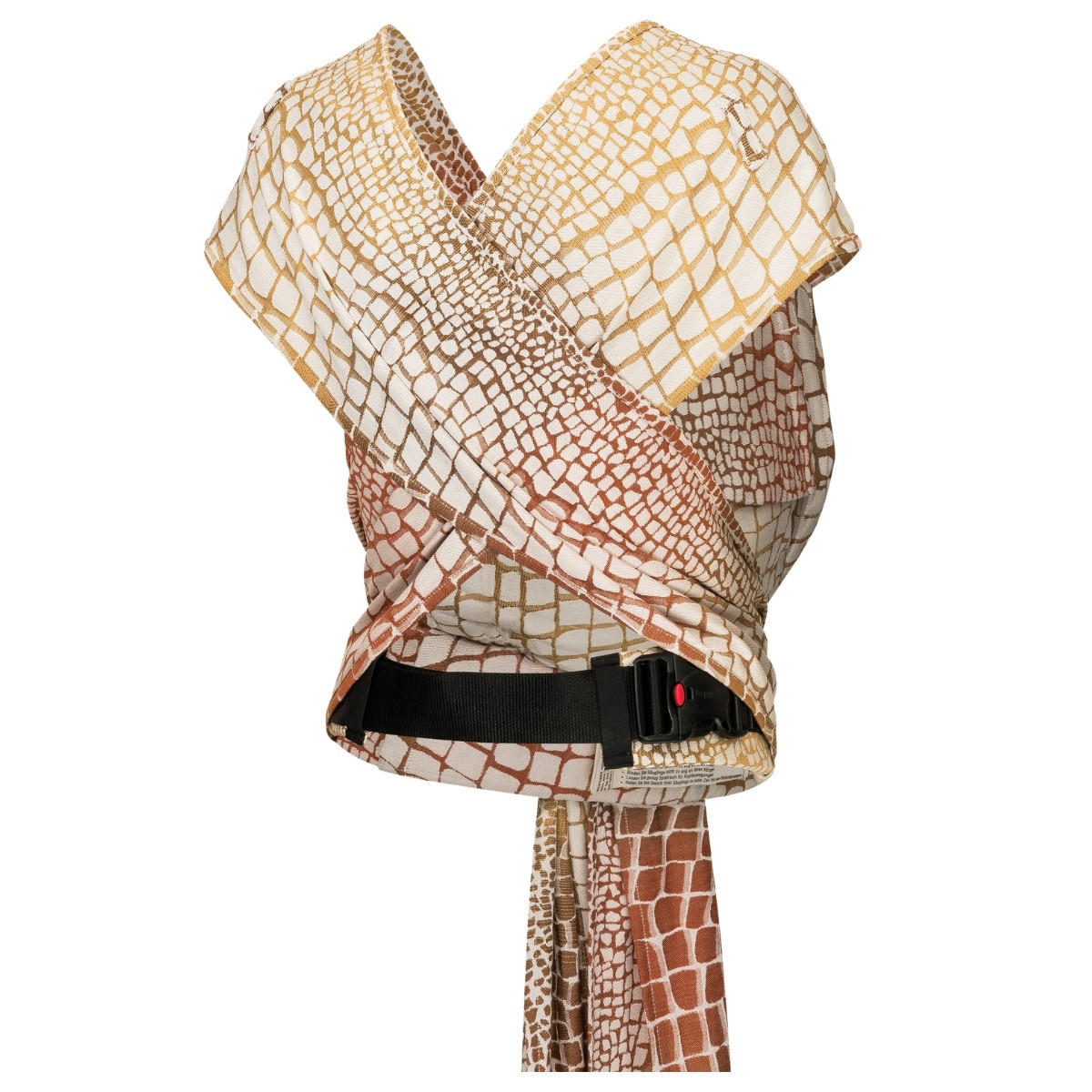 BABYTRAGE Hop-Tye Advanced - Creme/Braun, Textil (26.5/7.2/38.5cm) - Hoppediz