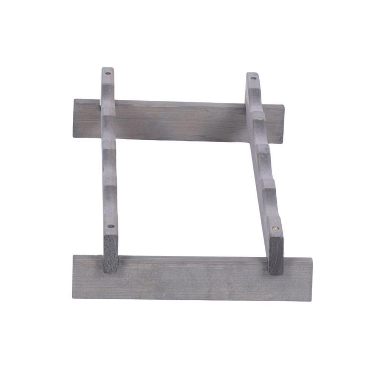 WEINREGAL VINOTECA FLEX PRO HxBxT 9x46x28cm 4 Flaschen auf 1 Ebene Grau - Grau, Holz (46/9/28cm) - PROREGAL