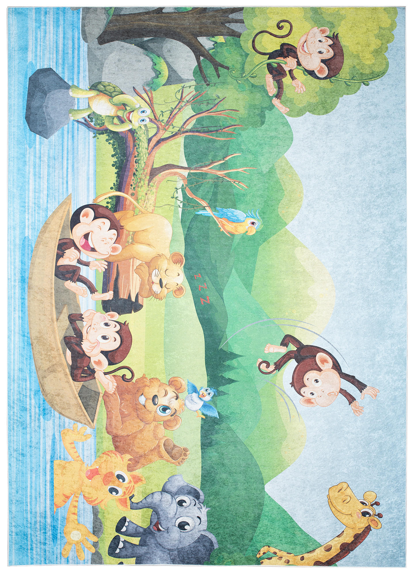 Tapiso Teppich Blau 160x230 cm