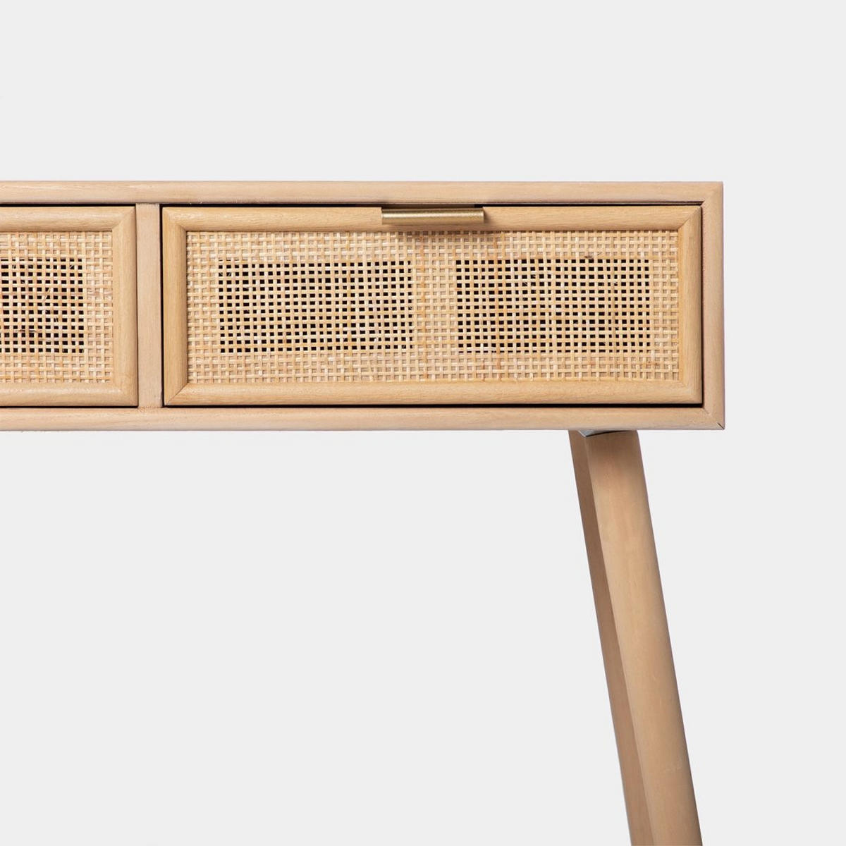 KONSOLENTISCH FÜR DIE EINGANGSHALLE Kesa Natürlich 86 cm x 80 cm - Naturfarben, Holzwerkstoff (45/86/80cm)