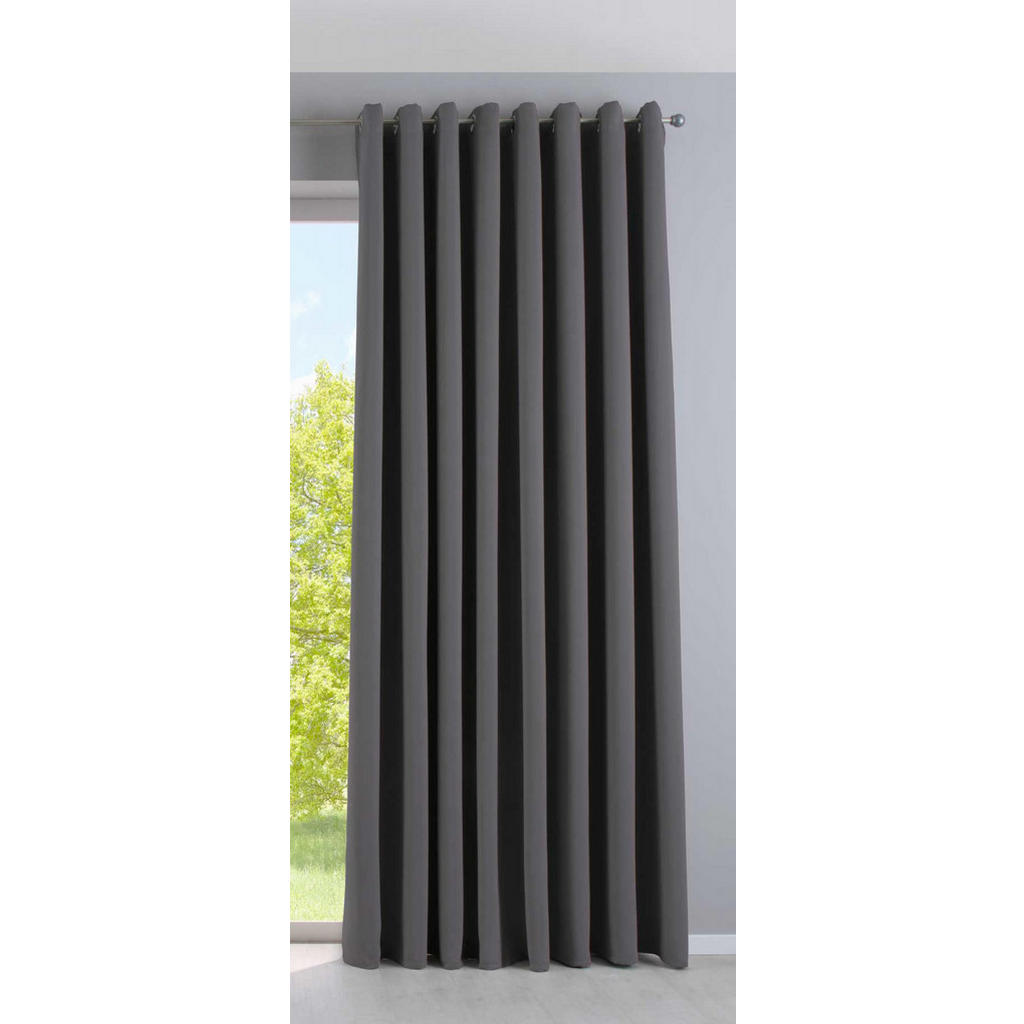 Thumbnail - Gardinenbox Vorhang, Dunkelgrau, Textil, 295x245 cm, Oeko-Tex® Standard 100, Wohntextilien, Gardinen & Vorhänge, Fertigg...