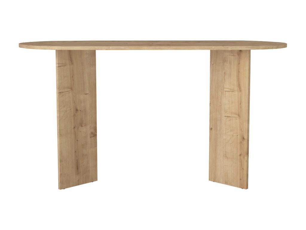 KONSOLENSCHREIBTISCH - Holzfarben hell - TOPANIA - Naturfarben, Holz (140/59.6/74cm) - Vente-Unique