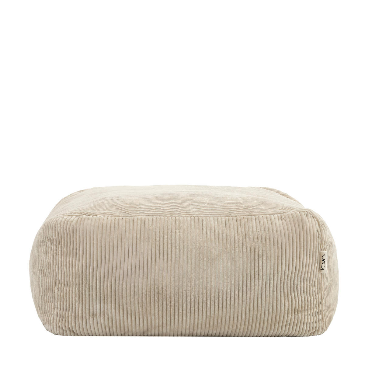 SITZSACK-OTTOMANE ZEN modular Cord - Beige, Textil (95/46/95cm) - icon