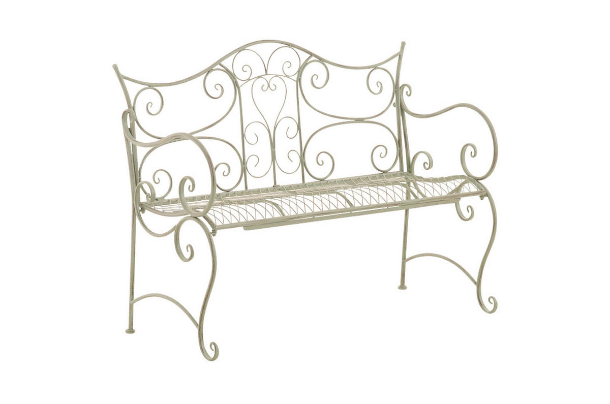 GARTENBANK Targo antik-grün - Grün, Metall (113/47/89cm) - TPFGarden