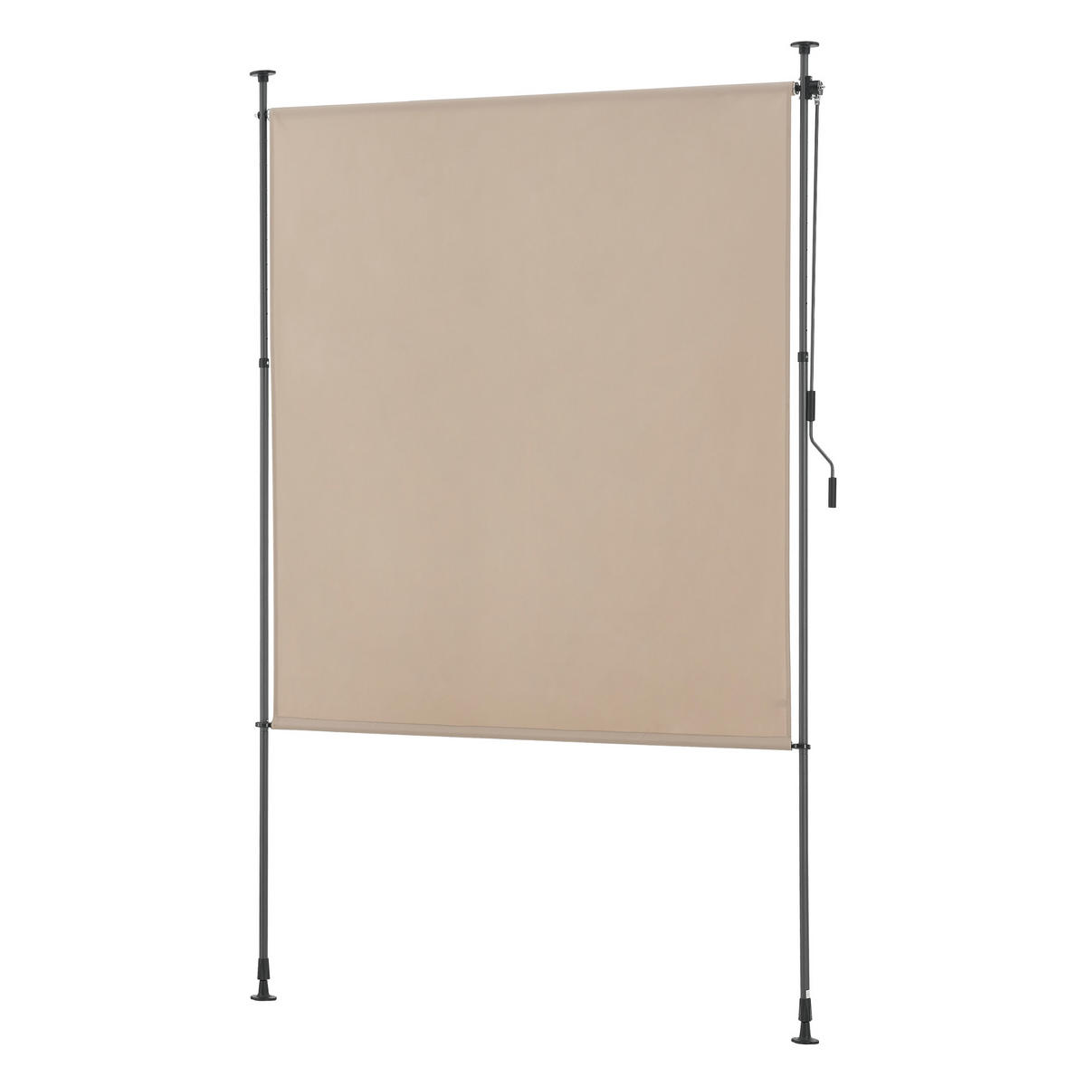 AUSSENROLLO Cimarra - Sandfarben, Textil/Metall (200/270cm) - pro.tec