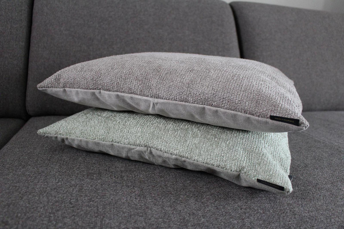 KISSENHÜLLE BAYRON - Salbeigrün, Textil (50/50cm) - Yve! decoration