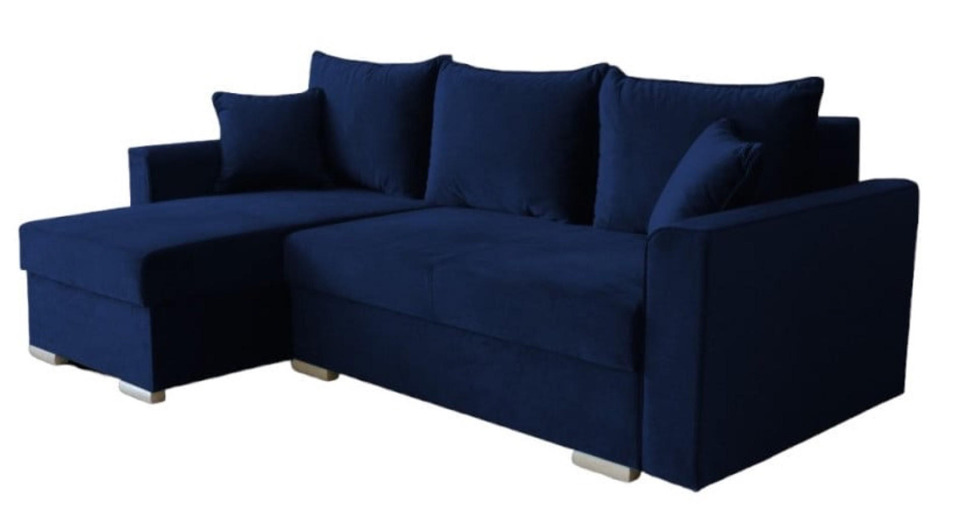 ECKSOFA Blau ALIS Mit Schlaffunktion - Blau, Textil (230/144cm) - Sepro Meble