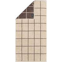 HANDTÜCHER PARK CHECK 6226 LEINEN - 33 - Beige, Textil (50/100cm) - Cawoe