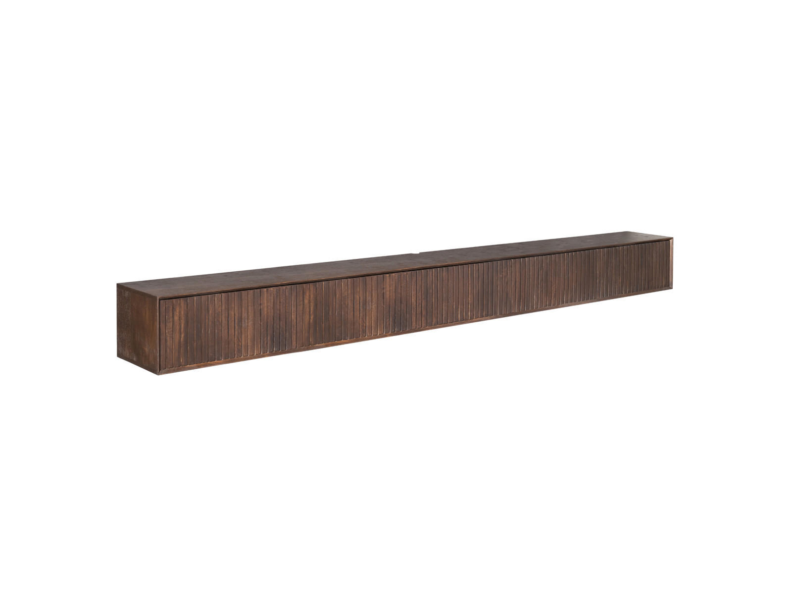 LOWBOARD Dimora Mangoholz 280 cm / 35 cm Braun - Braun, Holz (280/30/35cm) - Villa Möbel