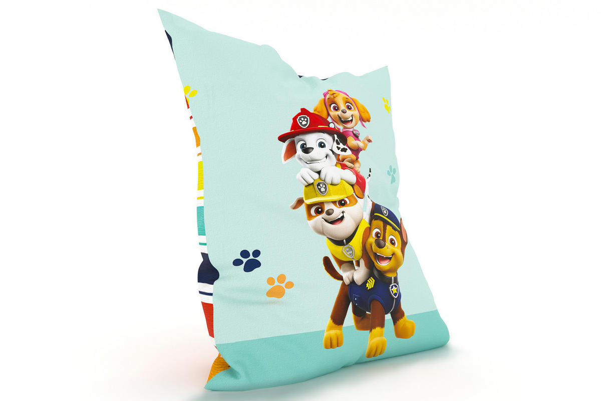 KINDER-SITZSACK - Paw Patrol_2 - Türkis/Weiß, Textil (100/25/135cm) - Green Bean