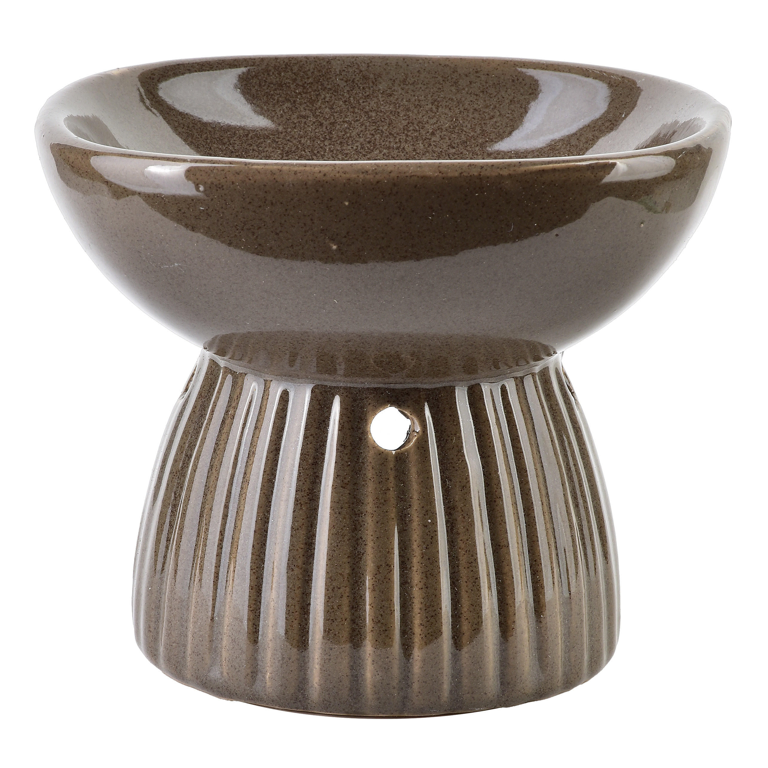 DUFTLAMPE Basic Braun 13/13/13 cm Keramik - Braun, Keramik (13cm) - Mondex