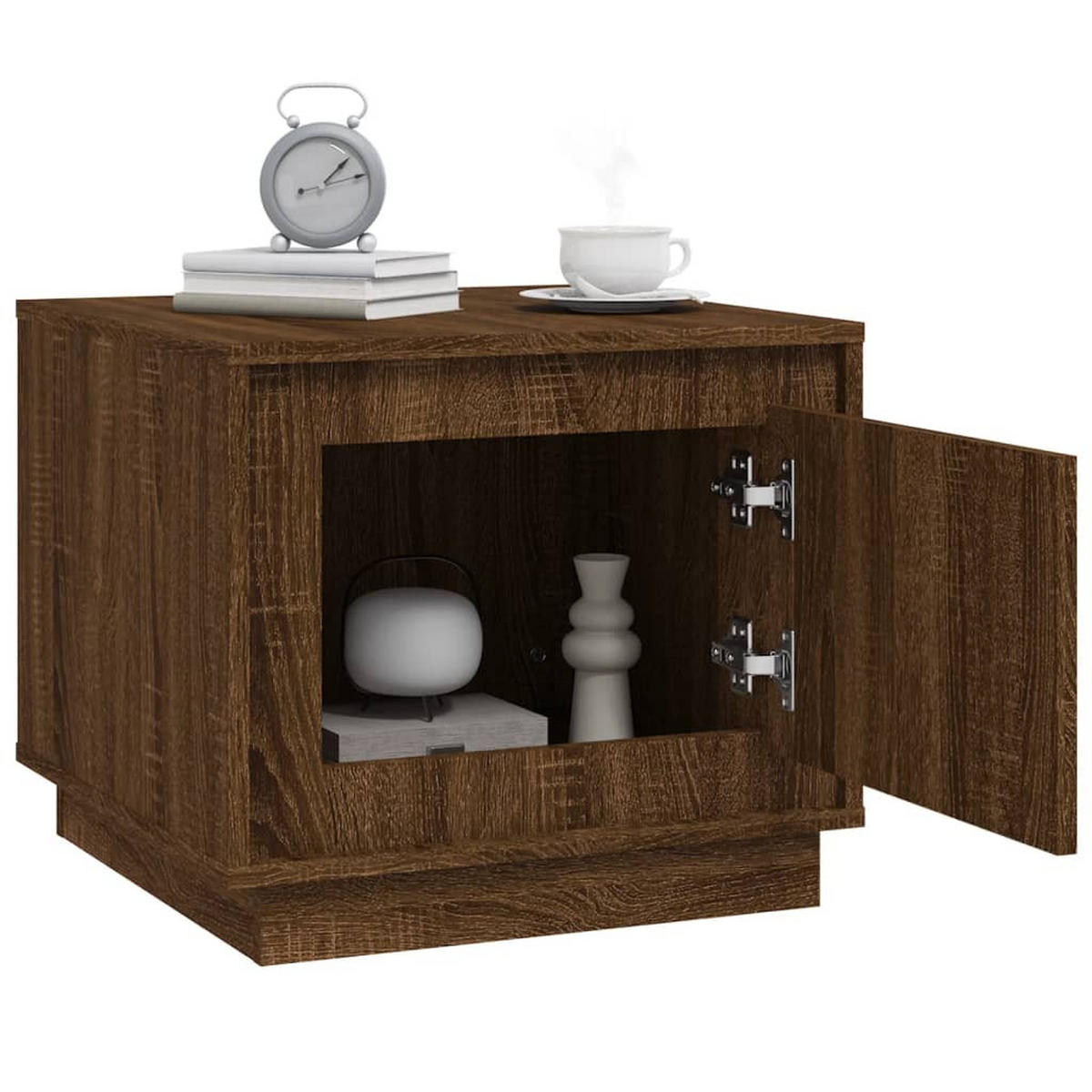 COUCHTISCH Braun Eichen-Optik 51x50x44 cm Holzwerkstoff - Braun, Holzwerkstoff (51/50/44cm) - furnicato