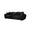 SOFA MOLISA mit Schlaffunktion COSMIC 100 mit Stauraum - Schwarz, Textil (86/82/246cm) - Bedante