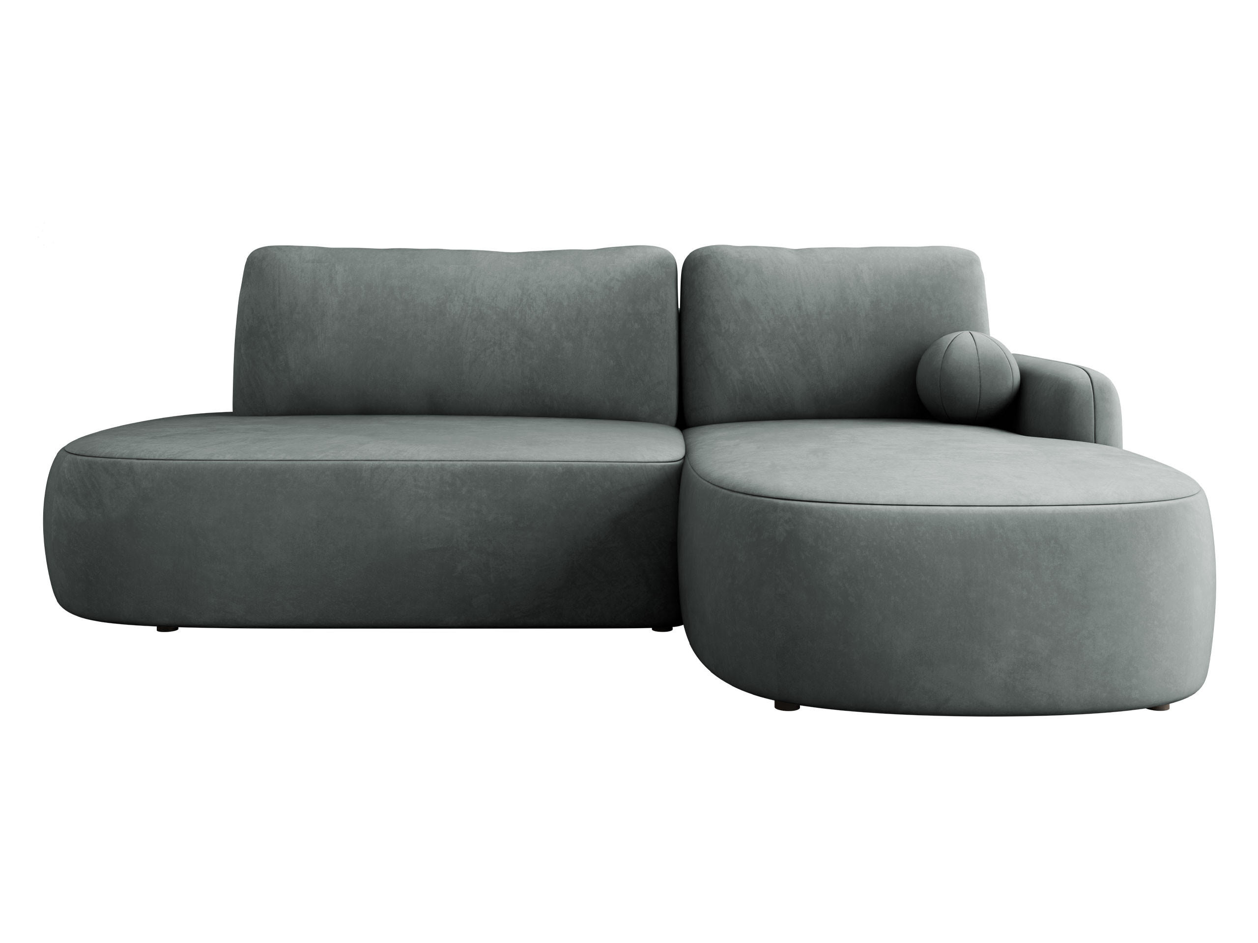 ECKSOFA Loridu O, Seite: Rechts - Schwarz/Graphitfarben, Holz/Kunststoff (274/174cm) - MIRJAN24