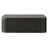 NACHTKONSOLE Ovarlo Schwarz 63 cm - Schwarz, Holzwerkstoff (63.2/20.4/38cm) - Selsey