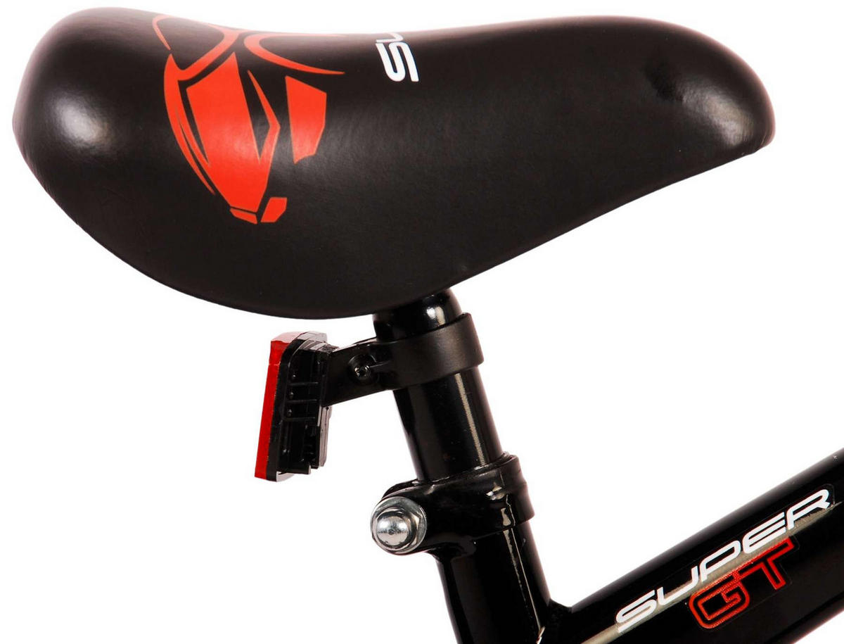 KINDERFAHRRAD Super GT - Jungen - 16 Zoll - Rücktritt + Handbremse - Rot - Rot, Metall (45cm) - TPFSports