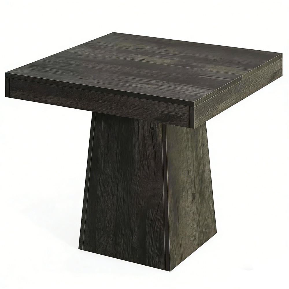 ESSTISCH 80 cm quadratisch 4 Personen, schwarz - Schwarz, Holz (80/80/75cm) - Coonoor