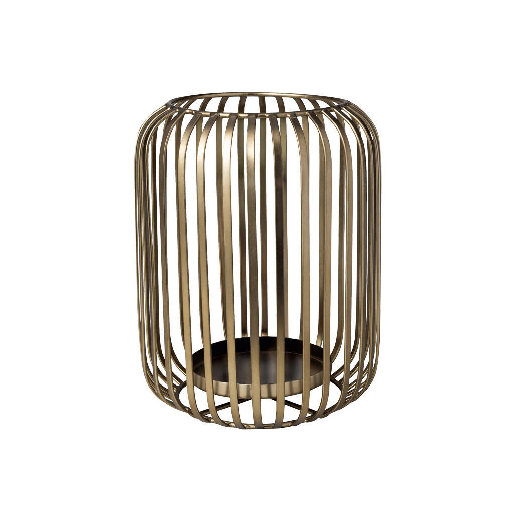 WINDLICHT Christmas Chic gold 22,5 cm - Goldfarben, Metall (18/22.5/18cm) - Villeroy & Boch