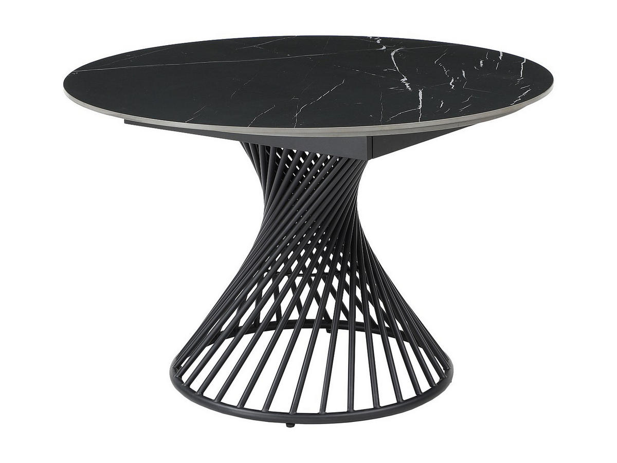 ESSTISCH - 4 Personen, 6 Personen, 8 Personen - Keramik - Schwarz - CASTINA - Schwarz, Keramik (120/150/76cm) - Vente-Unique