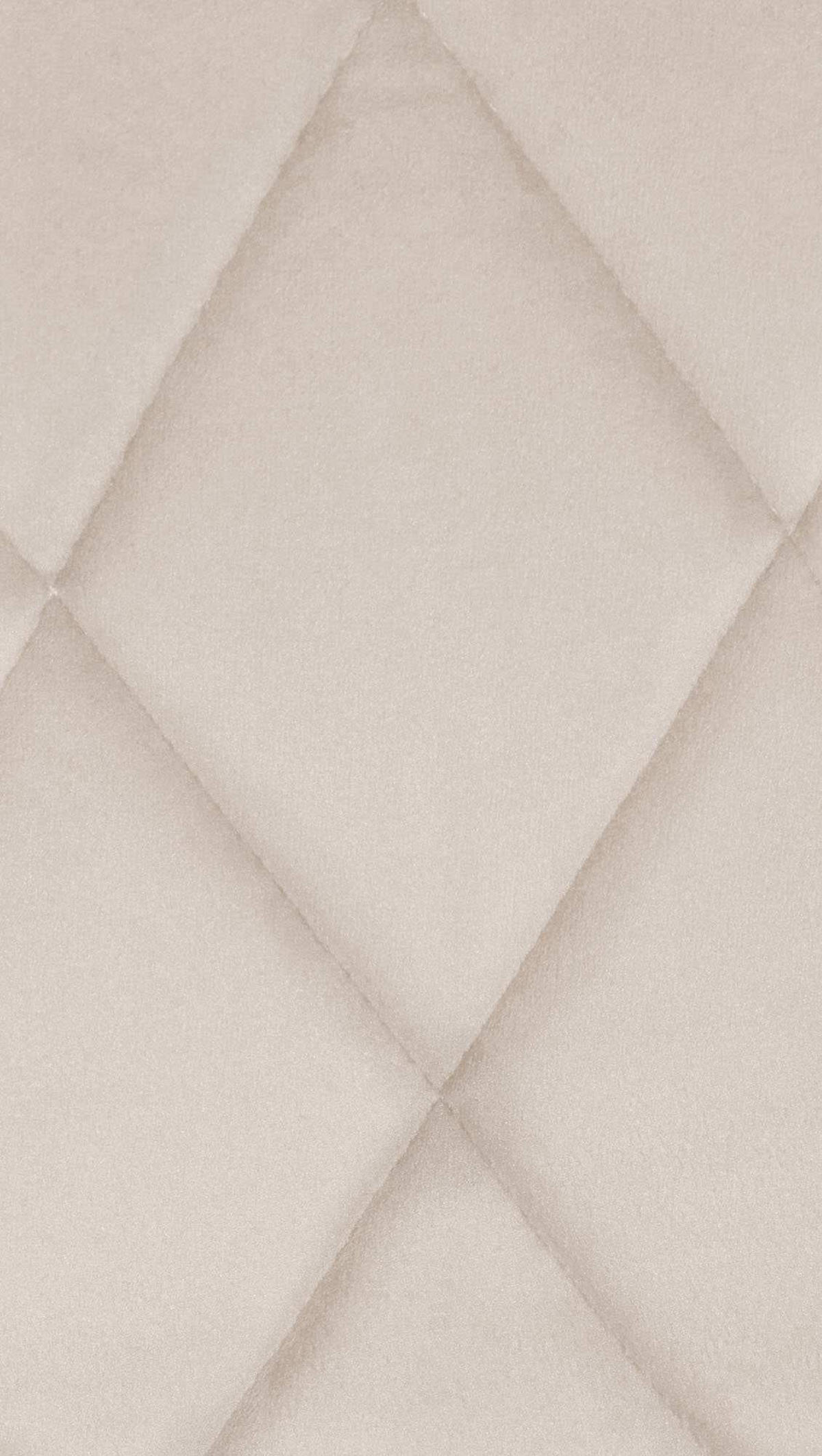 BARHOCKER Stoff creme - Creme/Weiß, Textil/Metall (46/83/49cm) - CLP