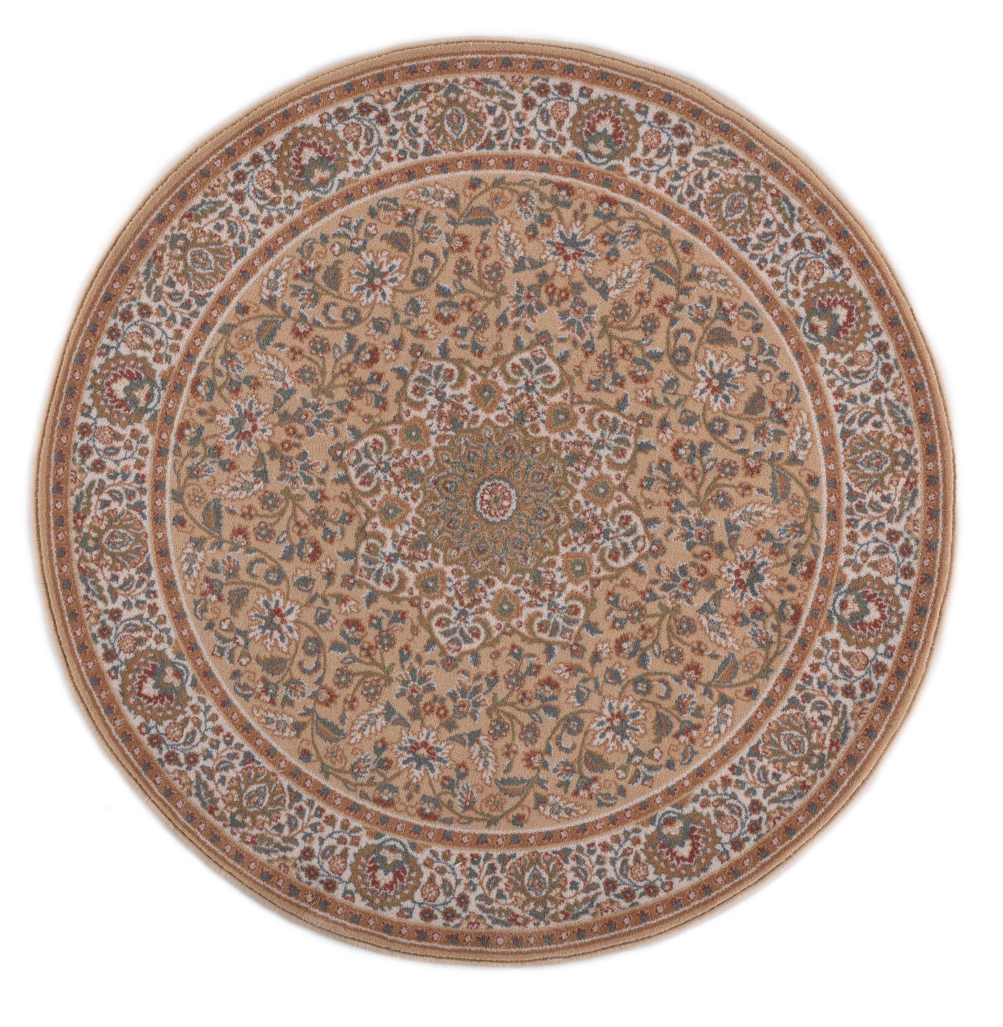 Theko Orientteppich Sand 200x200 cm
