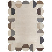 TEPPICH aus Wolle HALLEIN in Natur, geometrisch, 160 x 230 cm - Beige, Textil (160/230cm) - KADIMA DESIGN