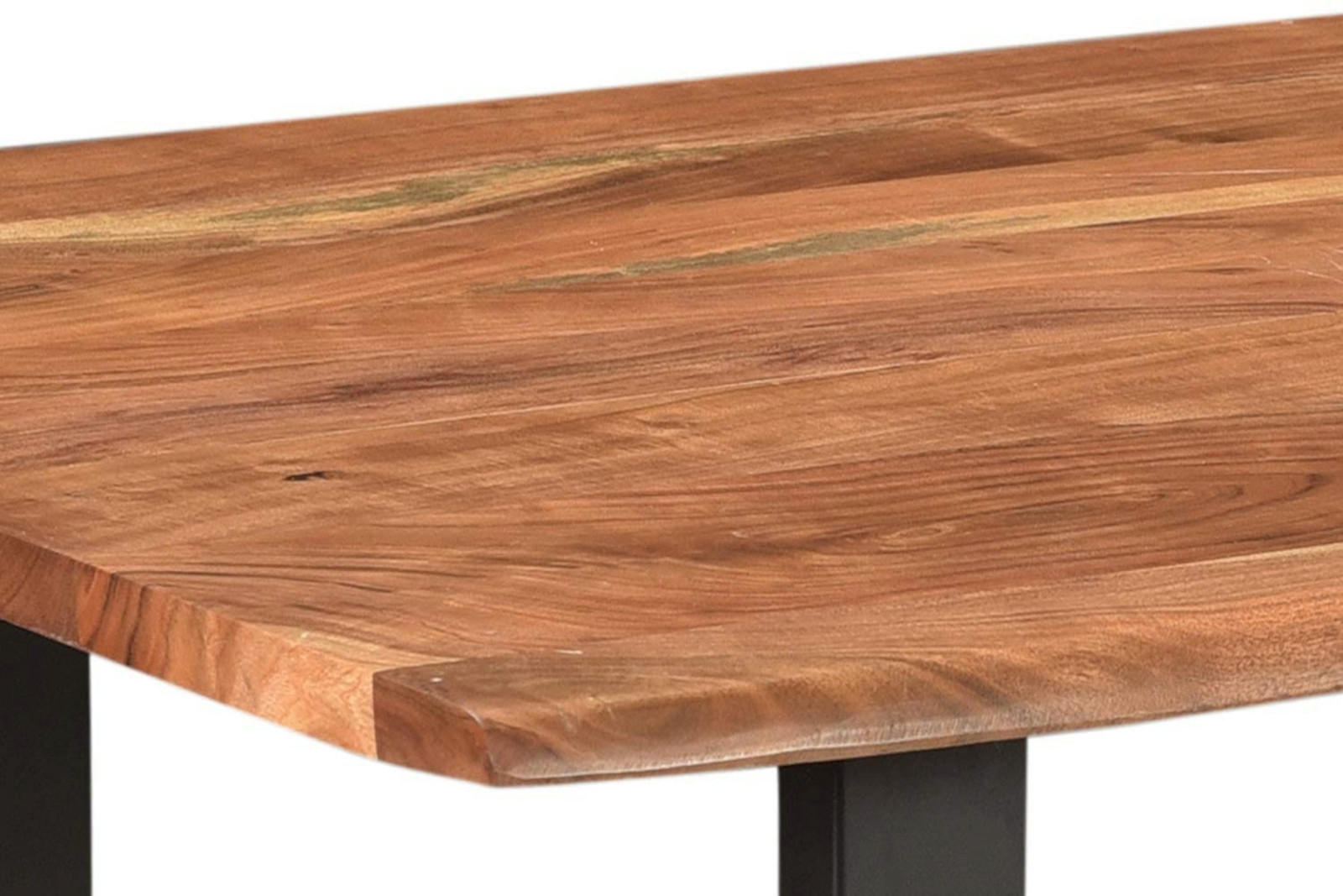 ESSTISCH INSA - Beige/Schwarz, Holz/Metall (60/100/77cm) - SAM