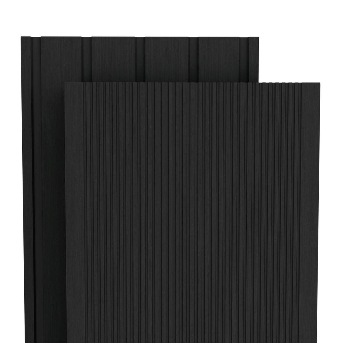 TERRASSENDIELEN WPC Anthrazit 10 m² - Anthrazit, Kunststoff (220/14.6/2.5cm) - Juskys
