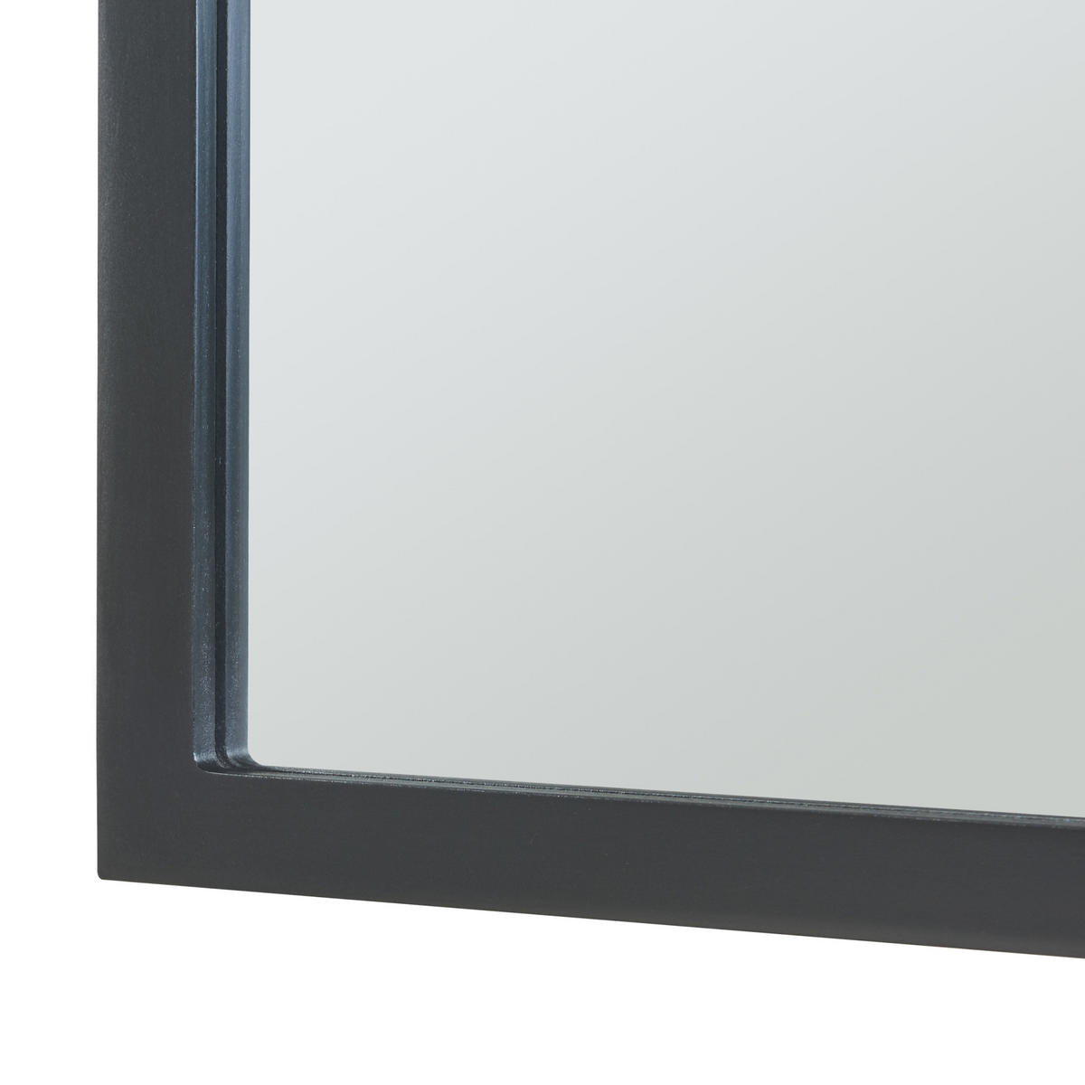 WANDSPIEGEL Hämeenkyrö - Schwarz, Glas/Holzwerkstoff (60/2/90cm) - [en.casa]
