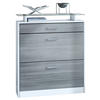 SCHUHSCHRANK Loret Front in Avola-Anthrazit - Anthrazit, Holzwerkstoff (89/104/23cm) - Vladon