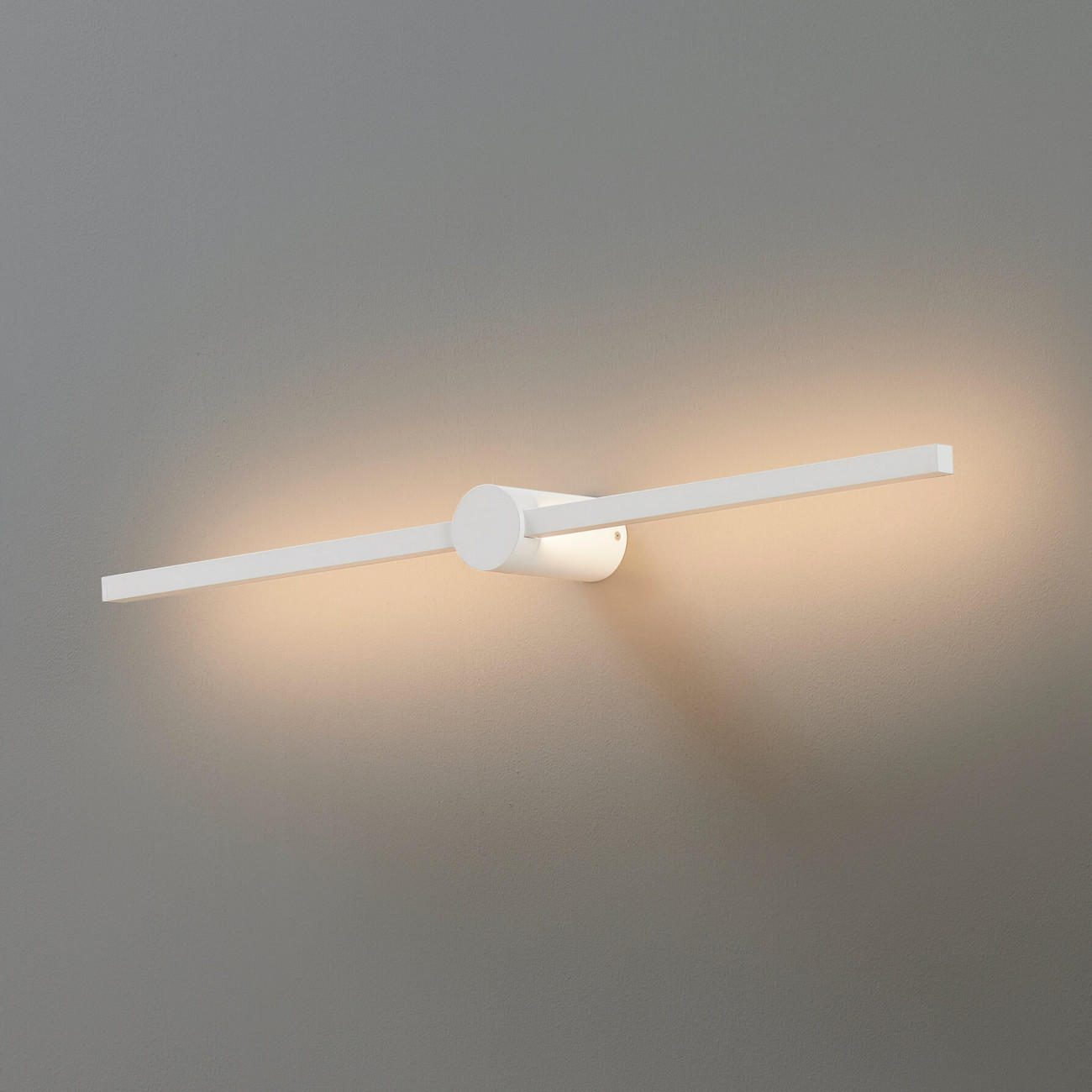 WANDLEUCHTE Eydon, Weiß, 80cm - Weiß, Metall (13/6.5/80cm) - KOSILUM