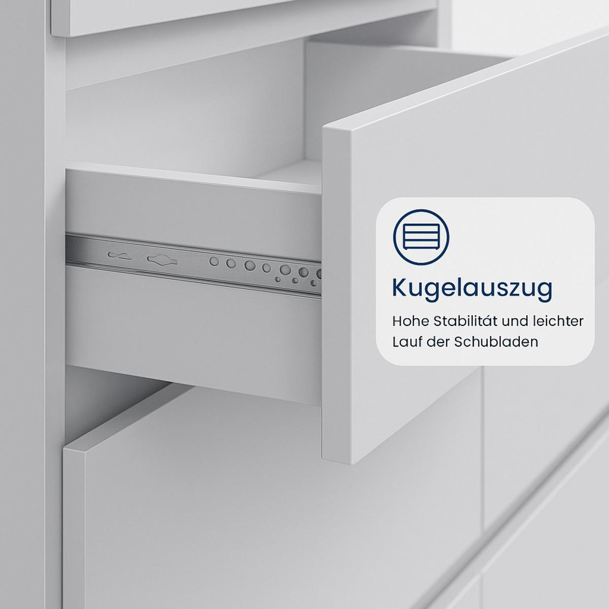 KOMMODE in 76 cm Breite in Kaschmir - Kaschmir, Holzwerkstoff (76/87/35cm) - Home Collective