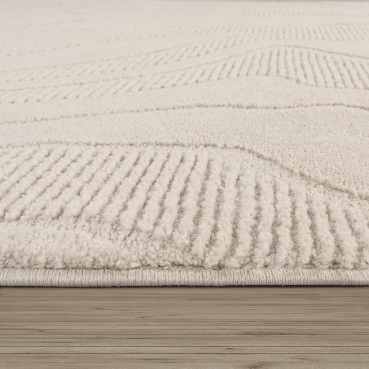 KURZFLORTEPPICH 240/330 cm Aura 702 - Creme, Textil (240/330cm) - Paco Home