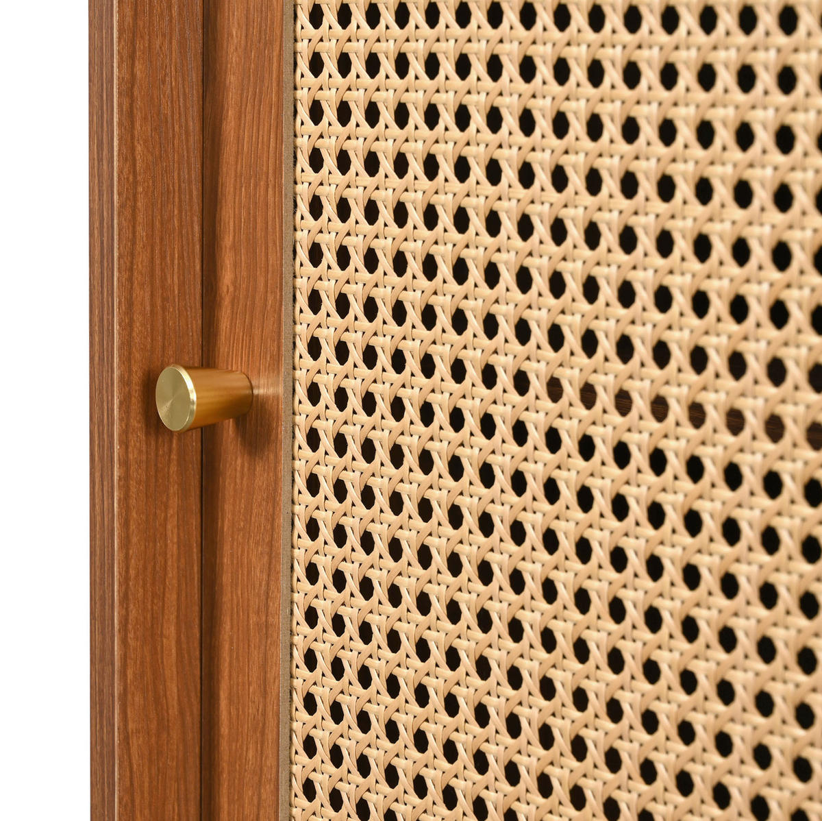 KOMMODE aus MDF 120x40x78cm in Walnuss mit 3 Schubladen & 3 Türen - Walnussfarben, Holzwerkstoff (120/78/40cm) - Modfu