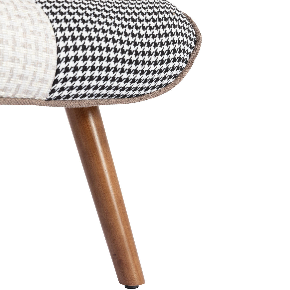 OHRENSESSEL mit Fußstütze, DE-42437, Bunt - Multicolor, Holzwerkstoff (69/95.5/38cm) - ComfortXL
