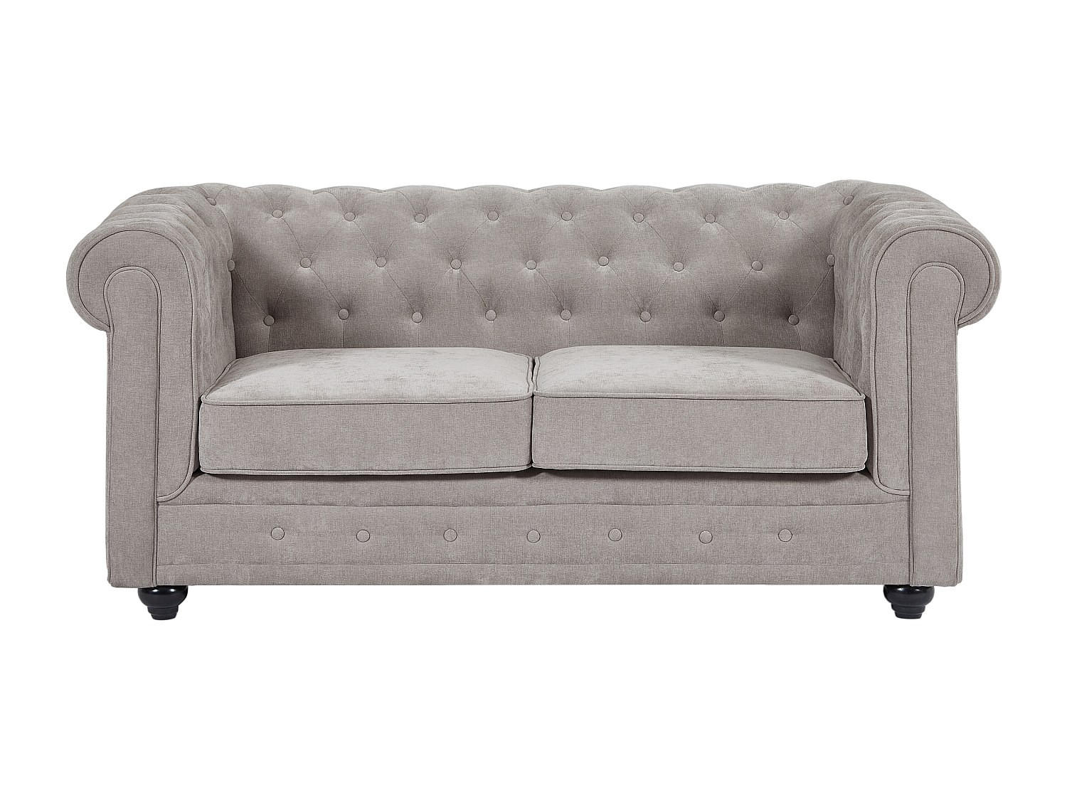 SOFA ohne Schlafmöglichkeit - 2 Personen - Stoff - Grau - - Grau, Textil (168/72/88cm) - Vente-Unique