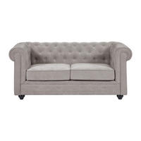 SOFA ohne Schlafmöglichkeit - 2 Personen - Stoff - Grau - - Grau, Textil (168/72/88cm) - Vente-Unique