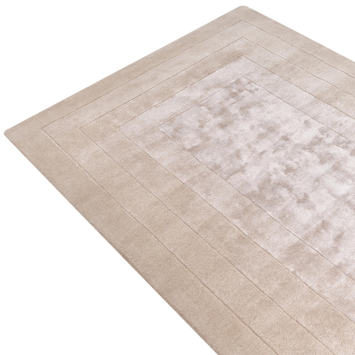 KOBEREC Béžový 160/230 cm Viskóza Amado - béžová, textil (160/230cm) - Beliani