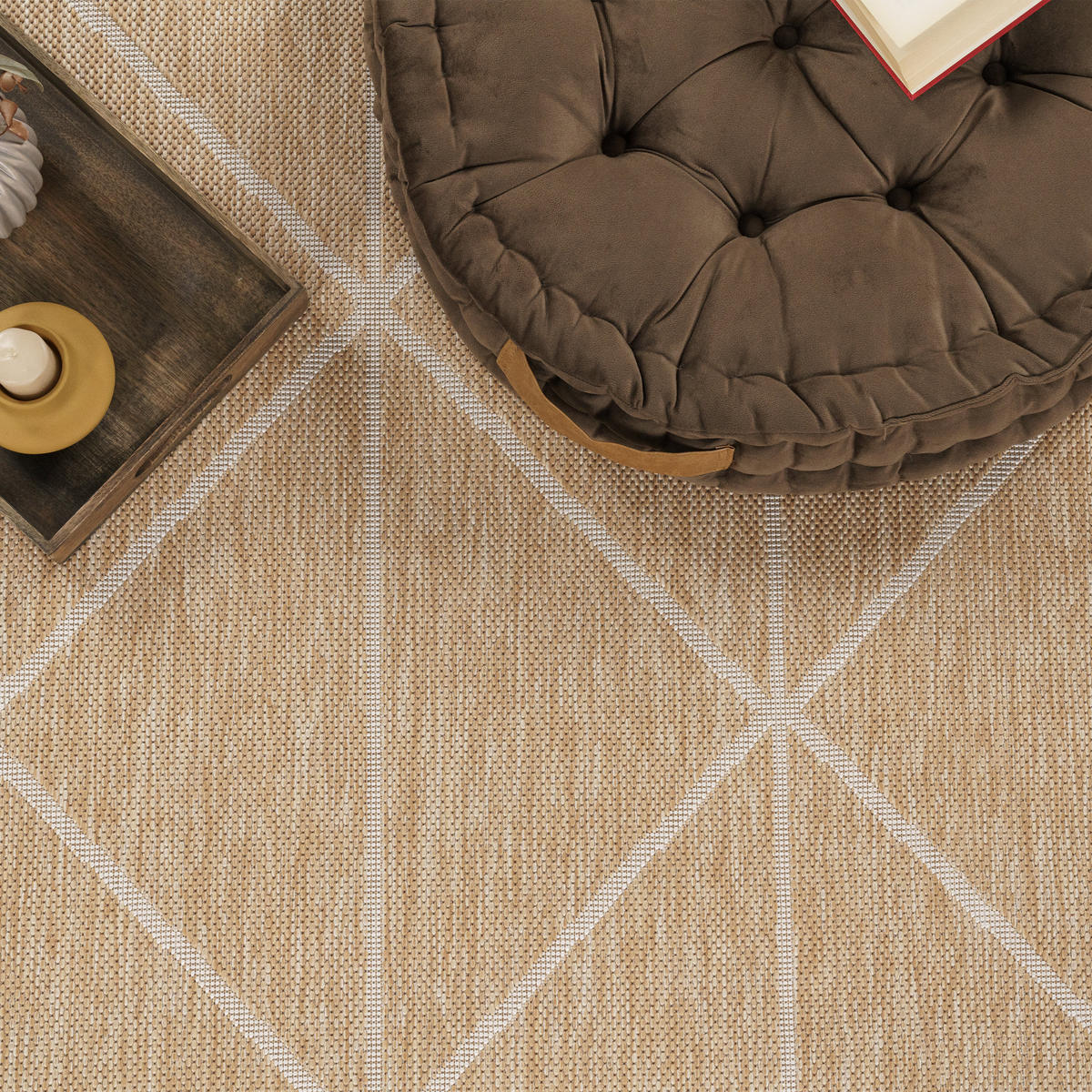 OUTDOORTEPPICH 80/150 cm Modena 221 - Beige, Textil (80/150cm) - Paco Home