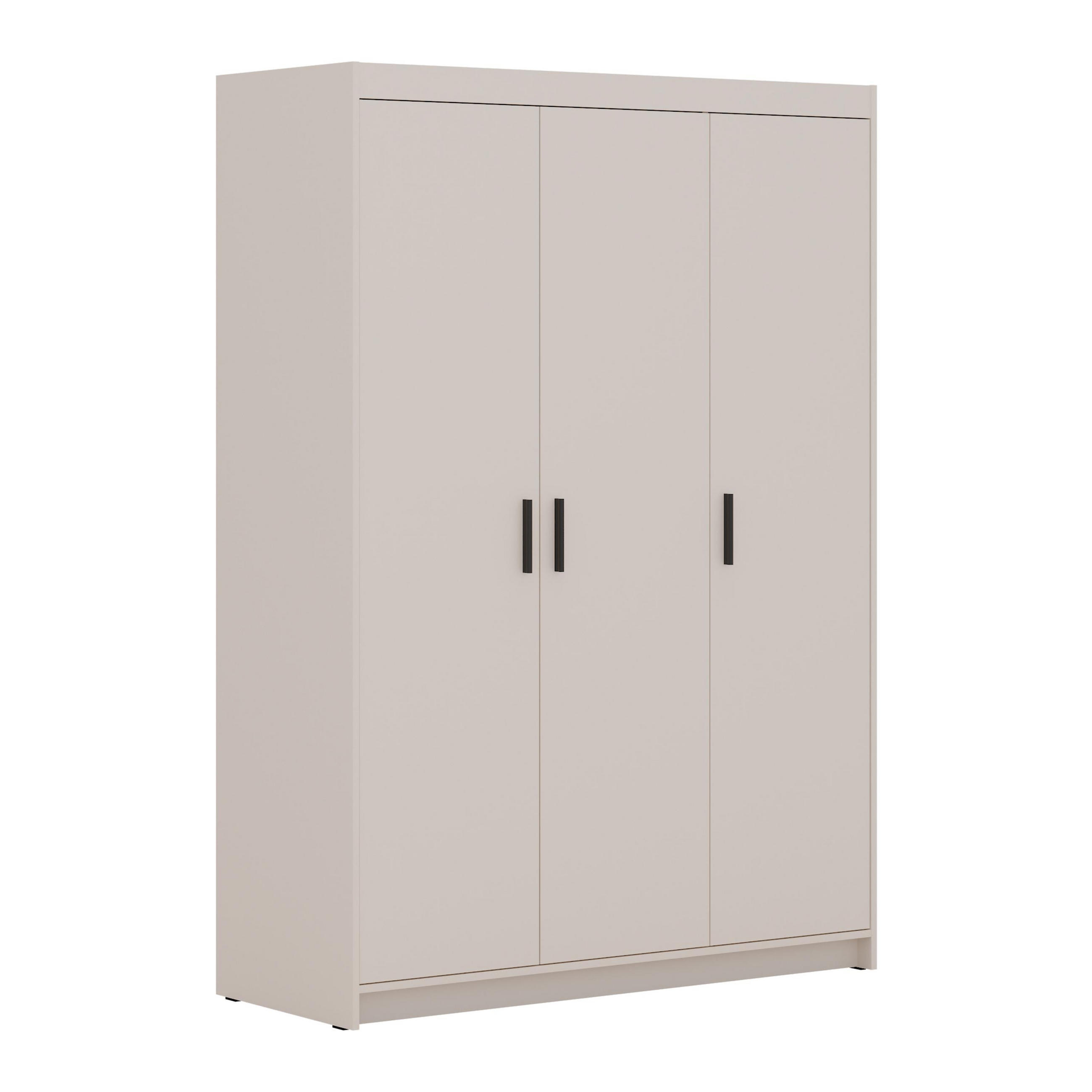 AX Living Kleiderschrank Beige 133x190.5x53 cm