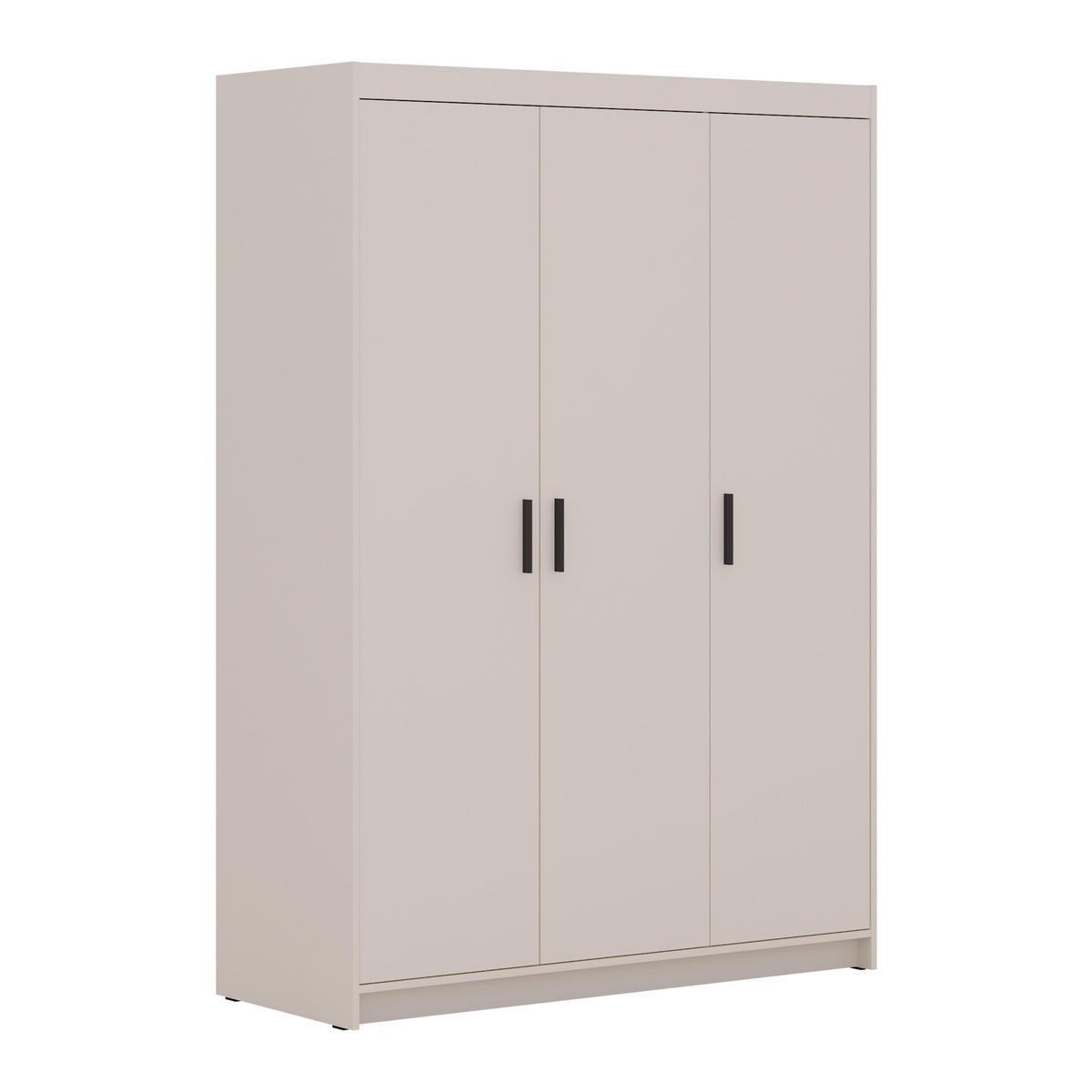 KLEIDERSCHRANK Storicos Beige 133/190,5/53 cm - Modern 3-türig - Beige, Holzwerkstoff/Kunststoff (133/190.5/53cm) - AX Living