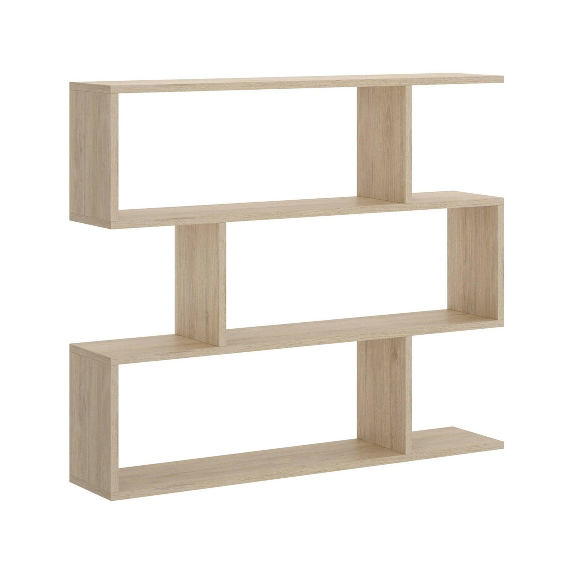 BÜCHERREGAL Eiche 25/110/96 cm - Braun, Holzwerkstoff (110/96/25cm) - DMORA