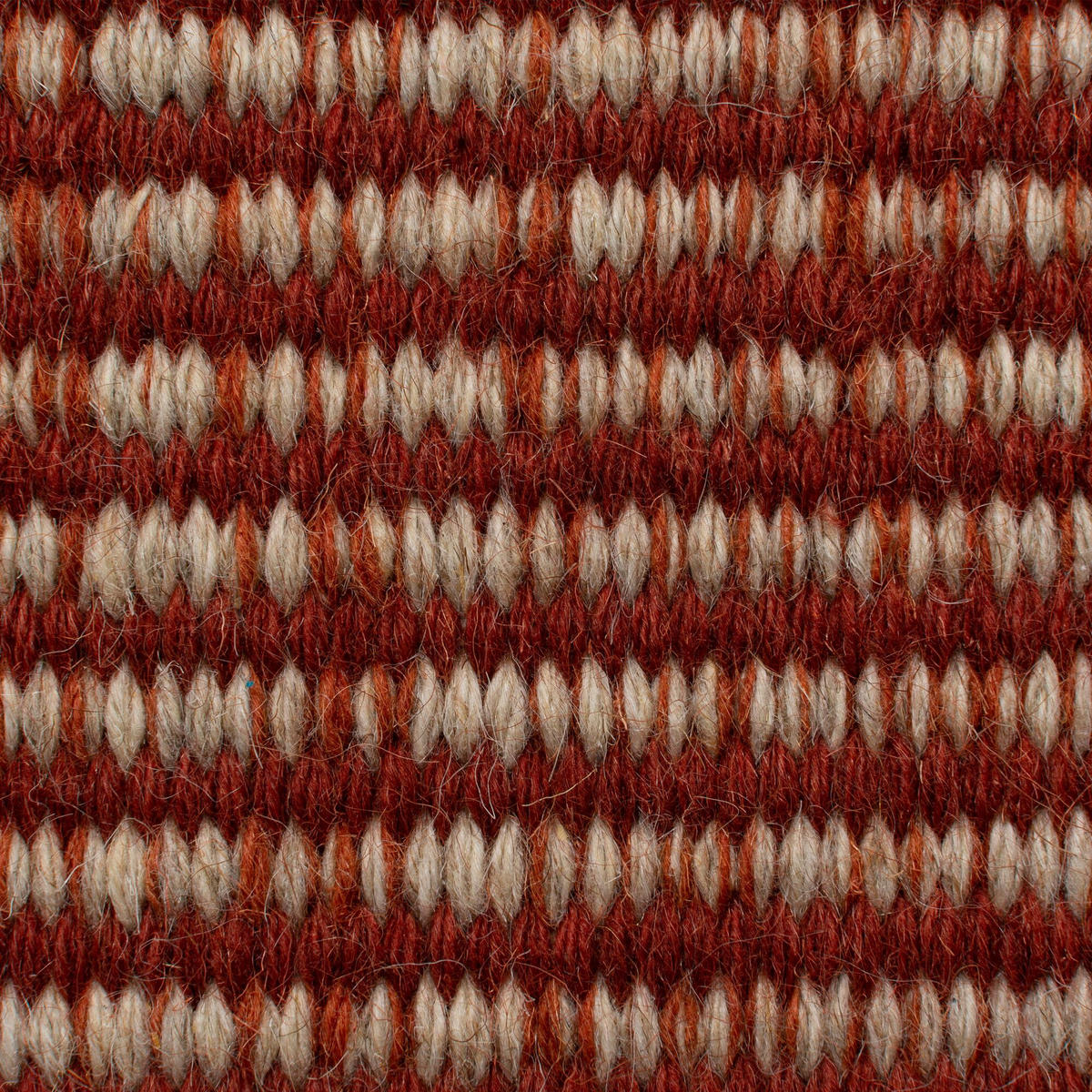 TEPPICH Kurzflor Streifen, Wohnzimmer schmutzabweisend Rot Läufer 60x200 - Rot, Textil (60/200cm) - KADIMA DESIGN