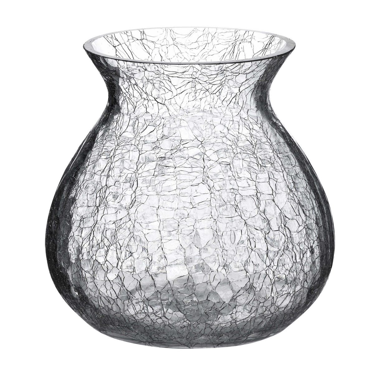 VASE Serenite Transparent 17/17/18 cm Glas - Transparent, Glas (18cm) - Mondex