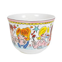 SUPPENSCHALE Tasse voller Komfort in Bunt - 9,7cm - Multicolor, Keramik (12.7/16.2/9.7cm) - Blond Amsterdam
