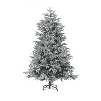 WEIHNACHTSBAUM 180 cm Weiß Bassie - Weiß, Kunststoff (180cm) - Beliani
