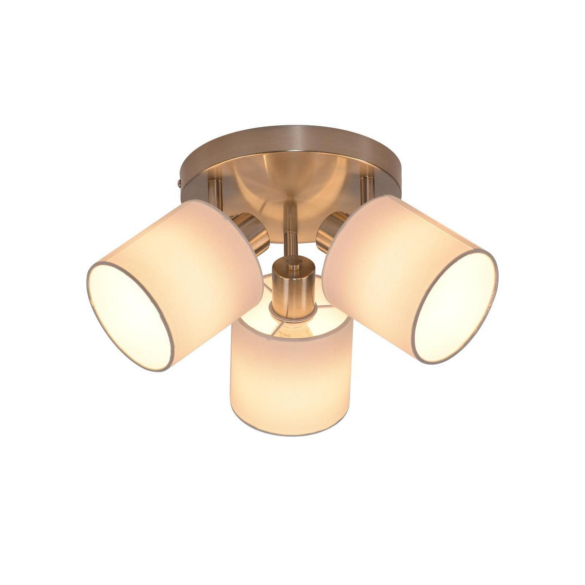 DECKENSTRAHLER Jaken 16/13/48cm - Silberfarben, Metall (16/13/48cm) - ZMH